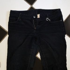 J. Crew Black Corduroy Favorite Fit size 8s